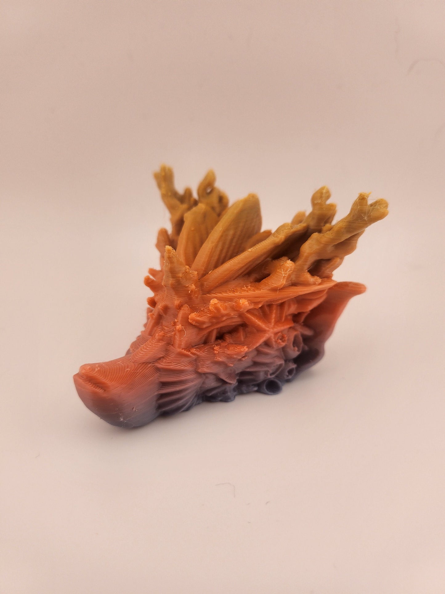 Dragon head keychains| Fantasy Gift | Custom Colour | Unique Dragon | High-Quality PLA