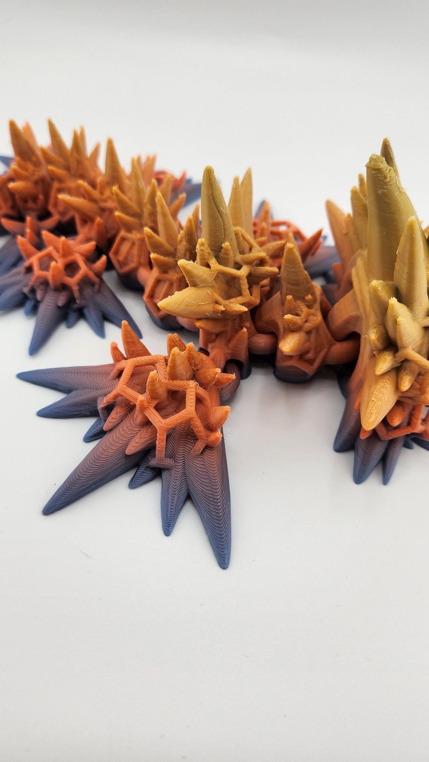Void Flexi Dragon | Fantasy Gift | Custom Colour | Unique Dragon | High-Quality PLA