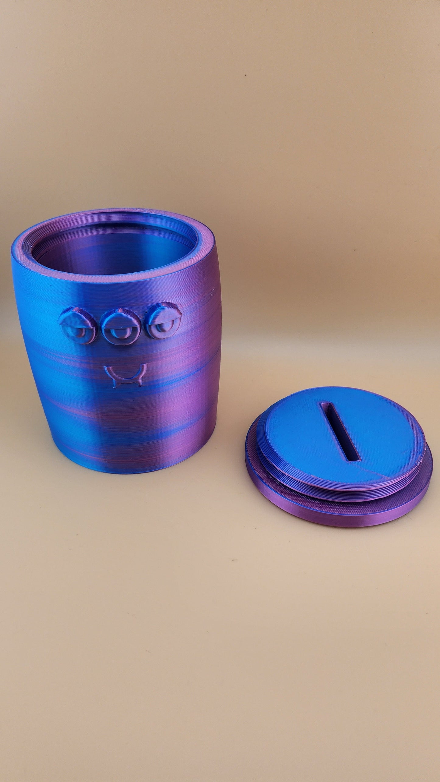 Chill Buddy Money Jar | Money Storage | Money Pot | Reusable | Money | Eye-catching Design | 3D Printed