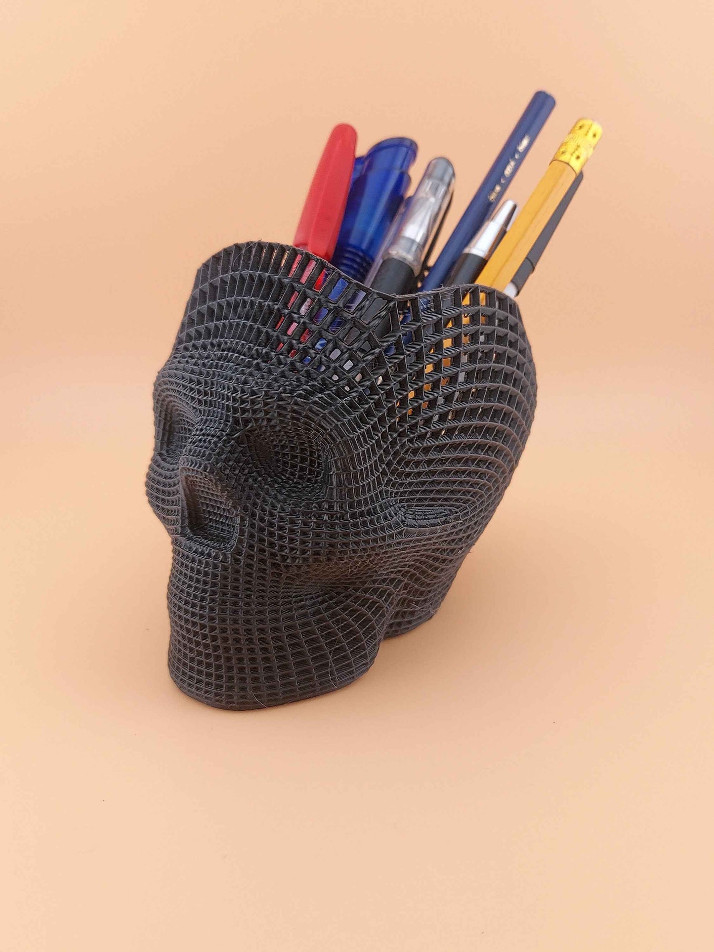 Mystical Skull Organizer | Enchanted Desk Storage | Multi-Purpose Holder