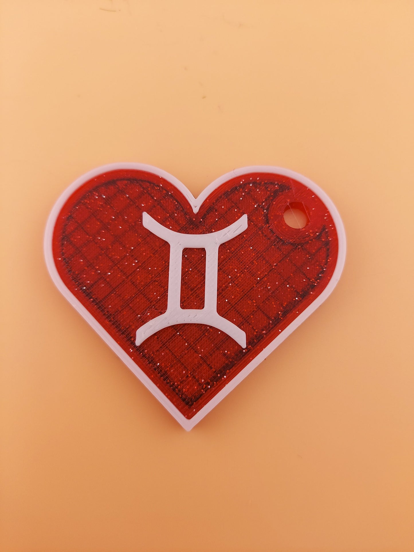 Zodiac Heart Keychain | Heart | Valentine's Day | For her | For Him | Zodiac
