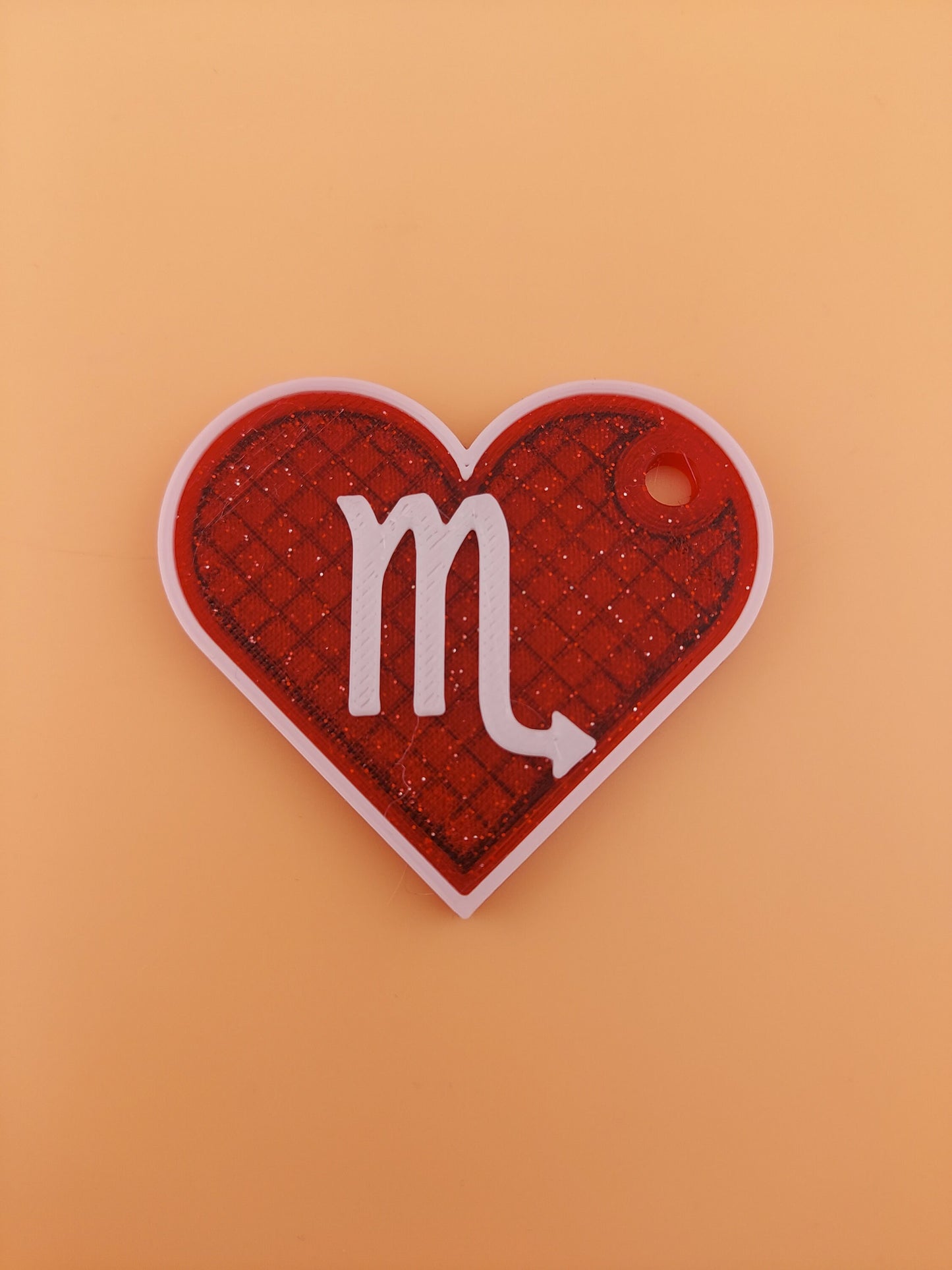 Zodiac Heart Keychain | Heart | Valentine's Day | For her | For Him | Zodiac