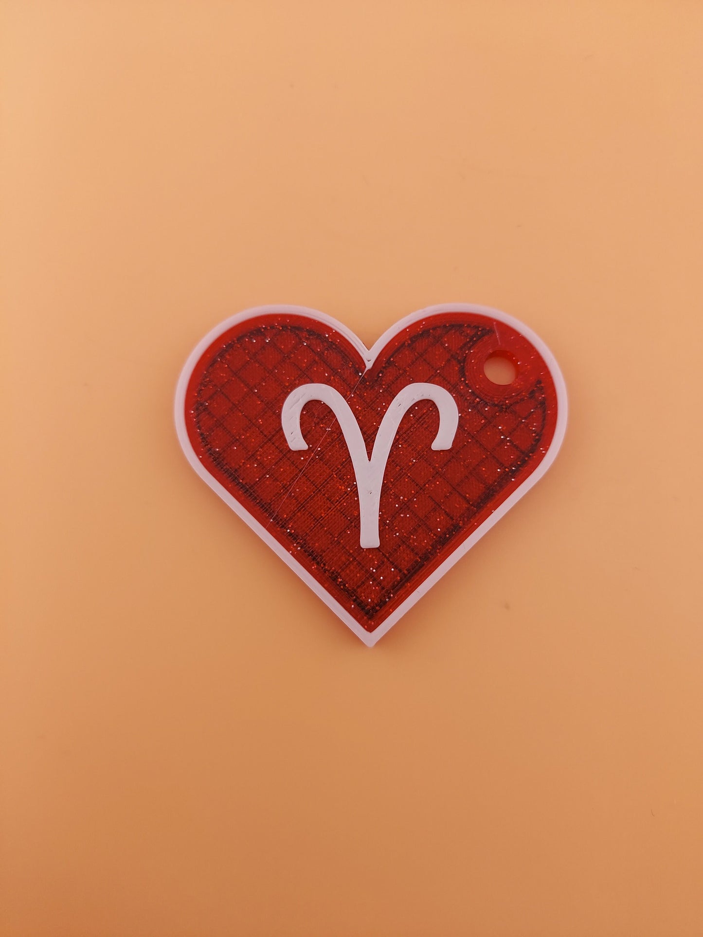 Zodiac Heart Keychain | Heart | Valentine's Day | For her | For Him | Zodiac
