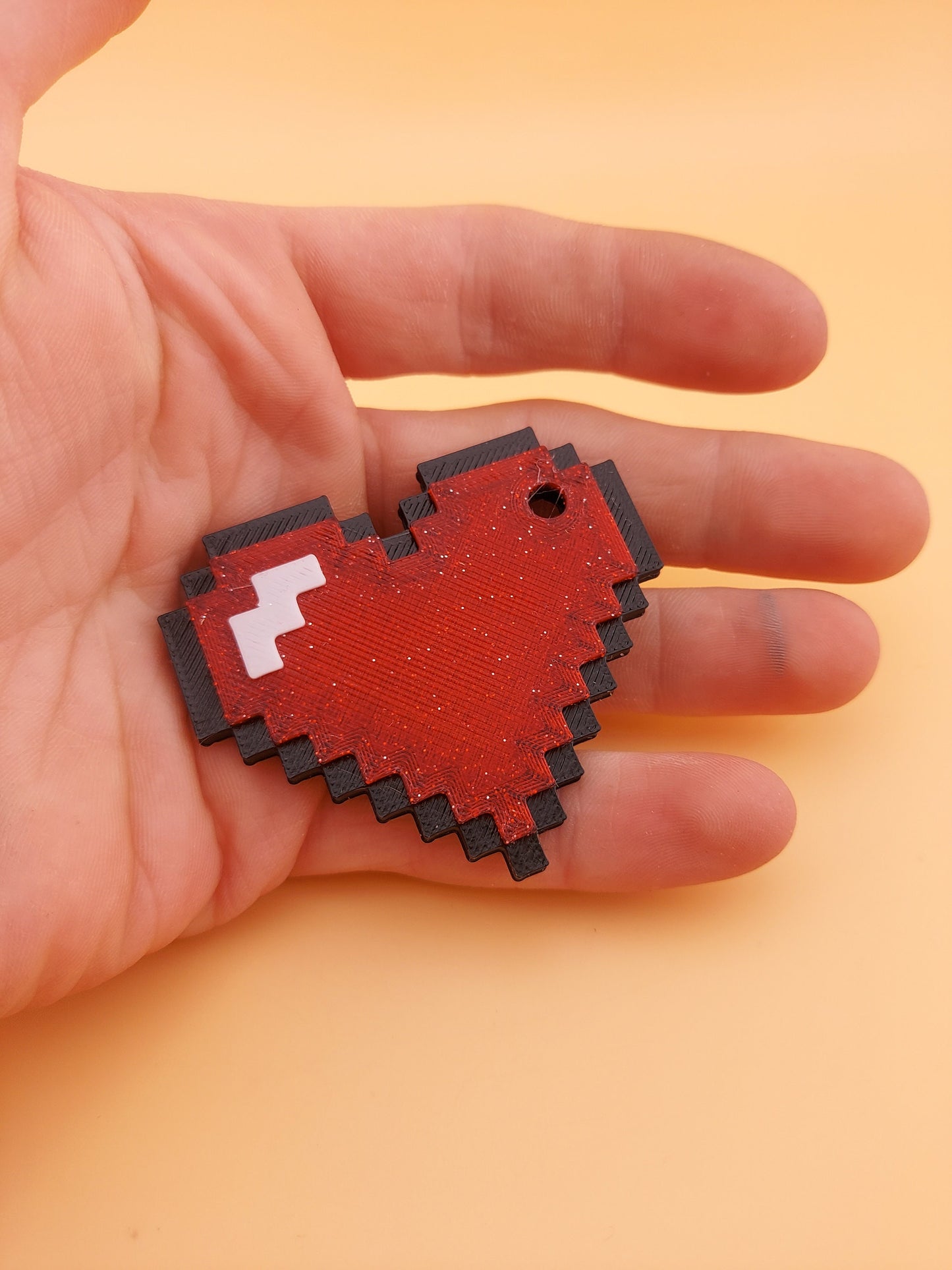 Bit Heart Keychain | Heart | Valentine's Day | For her | For Him