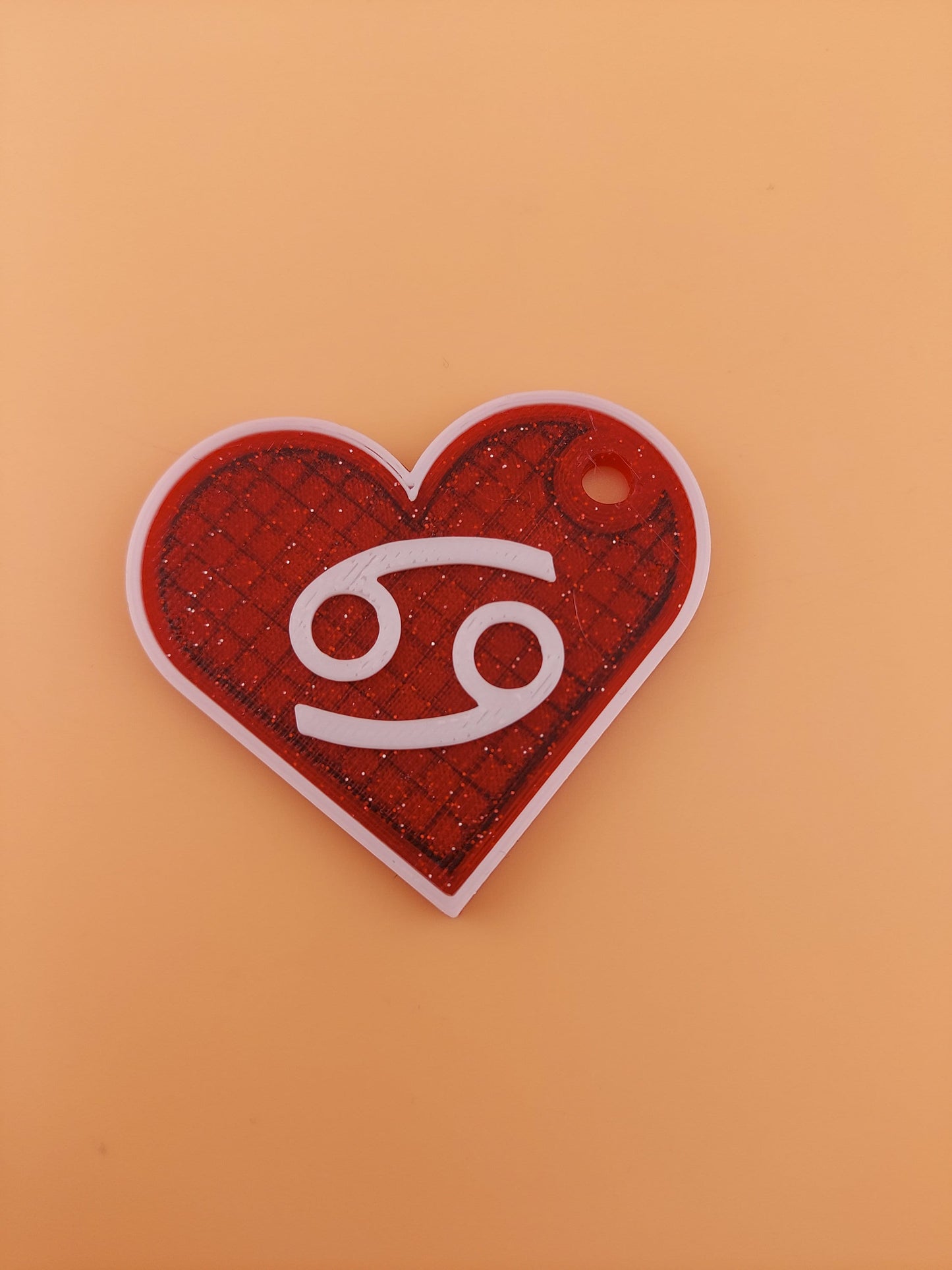 Zodiac Heart Keychain | Heart | Valentine's Day | For her | For Him | Zodiac