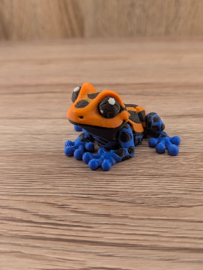 Mini Poison Dart Frog, 3D printed by KC3DPrints – view 1