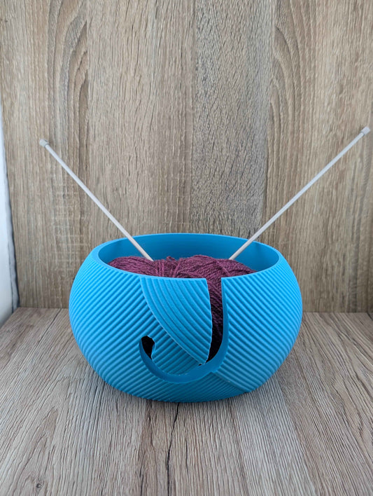 The "Yarn Ball" Knitting Bowl | Textured Yarn Guide
