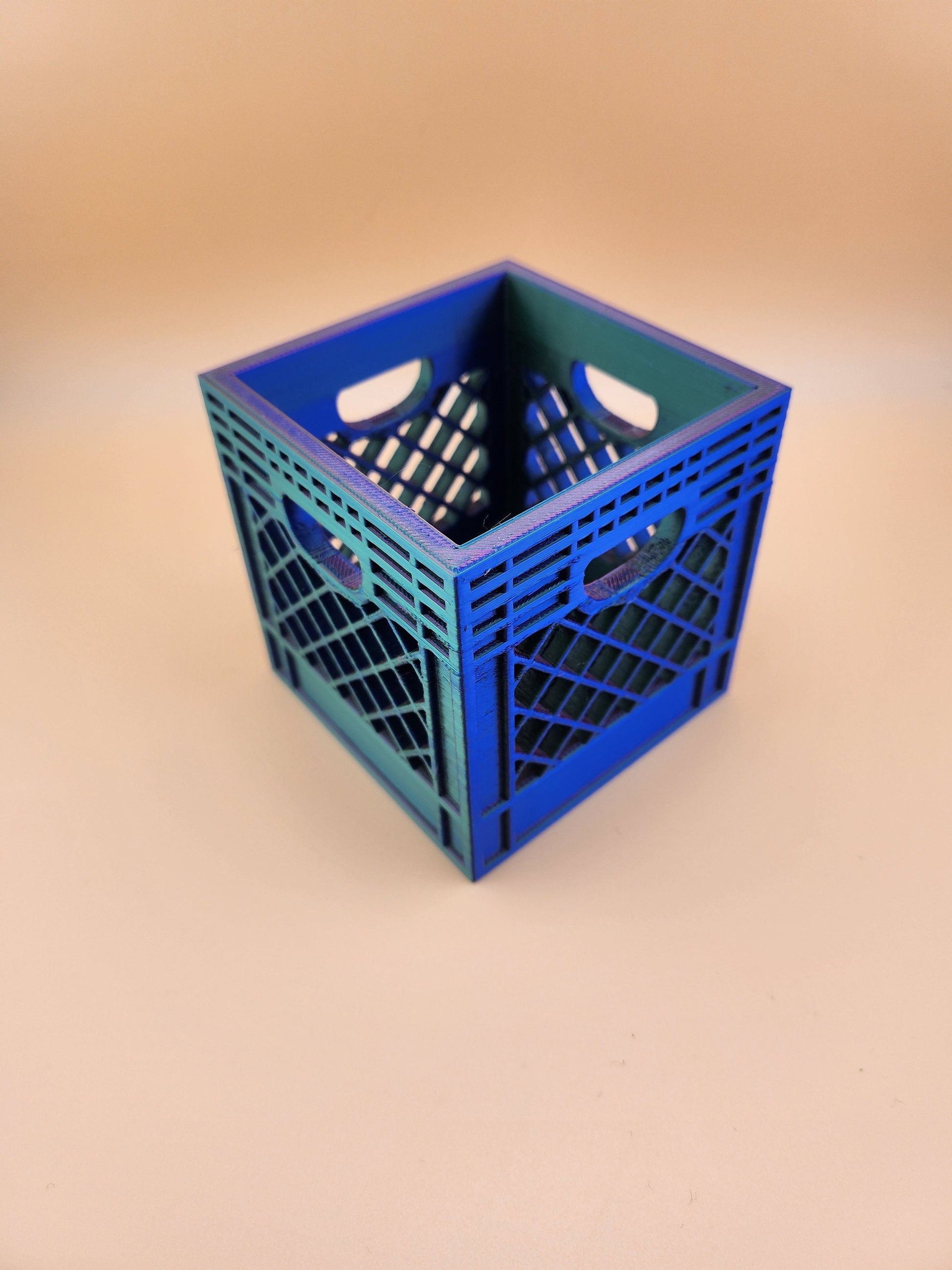 100% Crate Desk Organizer: Store Anything in Style! | Unique Storage | Sleek Storage Solution | Crate Storage | 3D Printed