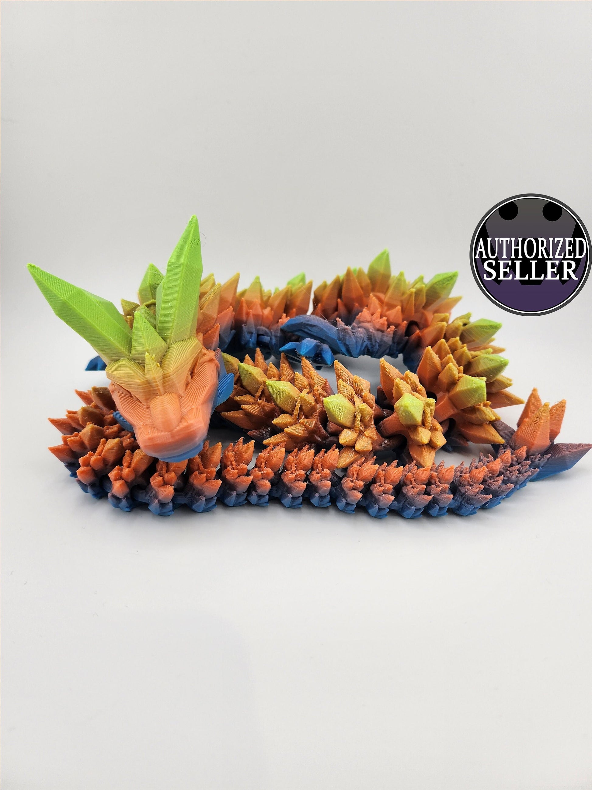 Crystal Flexi Dragon | Fantasy Gift | Custom Colour | Unique Dragon | Gem Dragon