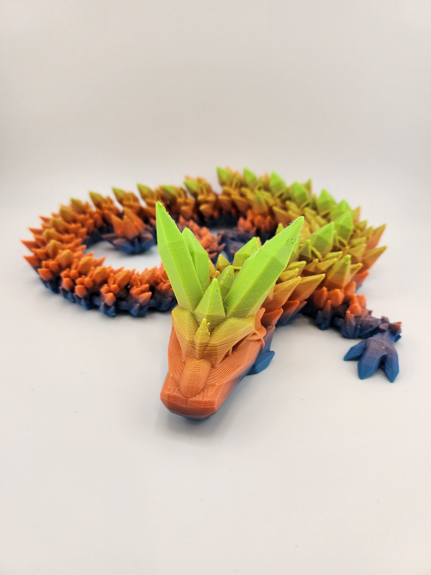 Crystal Flexi Dragon | Fantasy Gift | Custom Colour | Unique Dragon | Gem Dragon