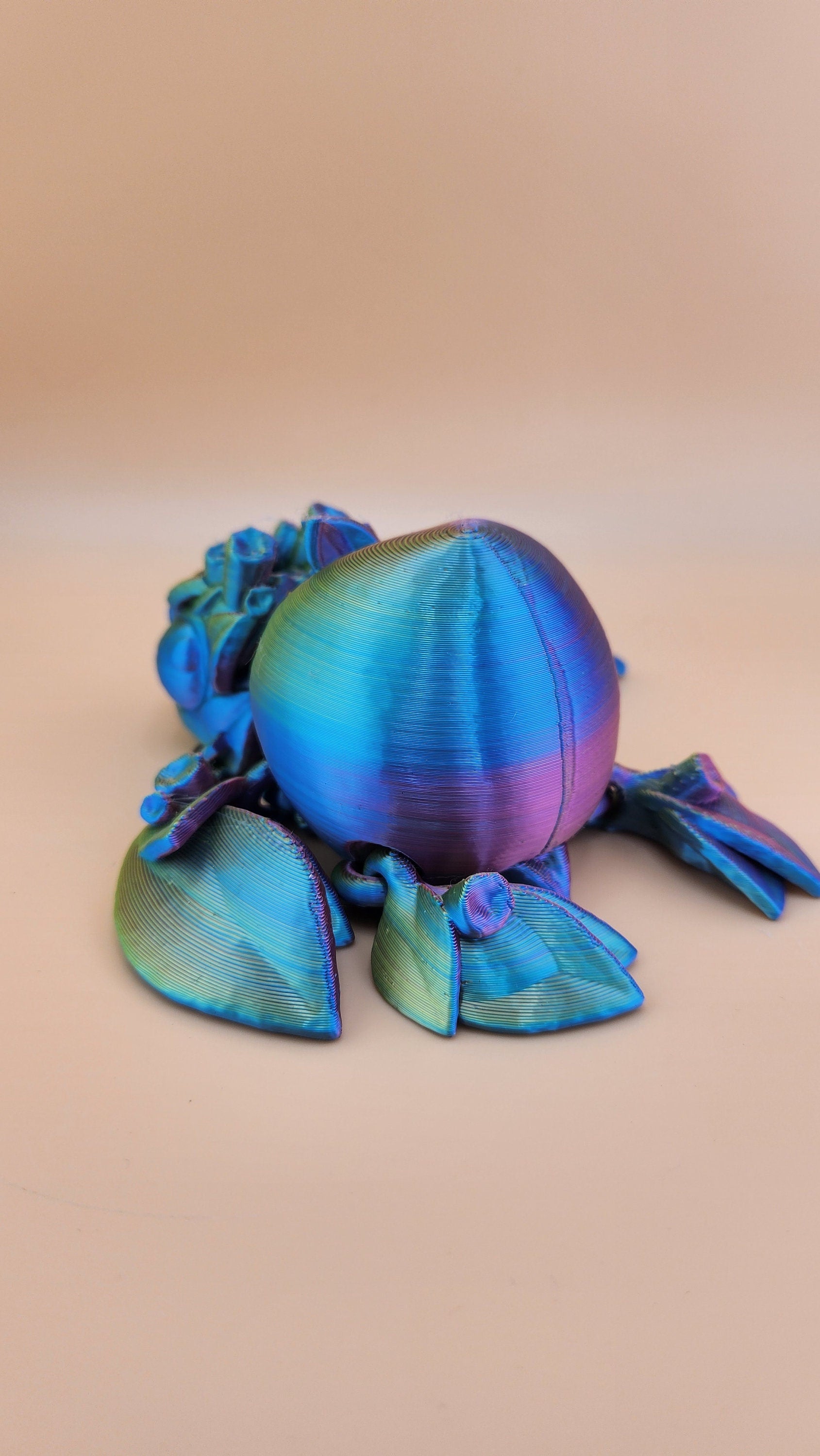 Apple Turtle | Fantasy Gift | Custom Colour | Unique Dragon | High-Quality PLA
