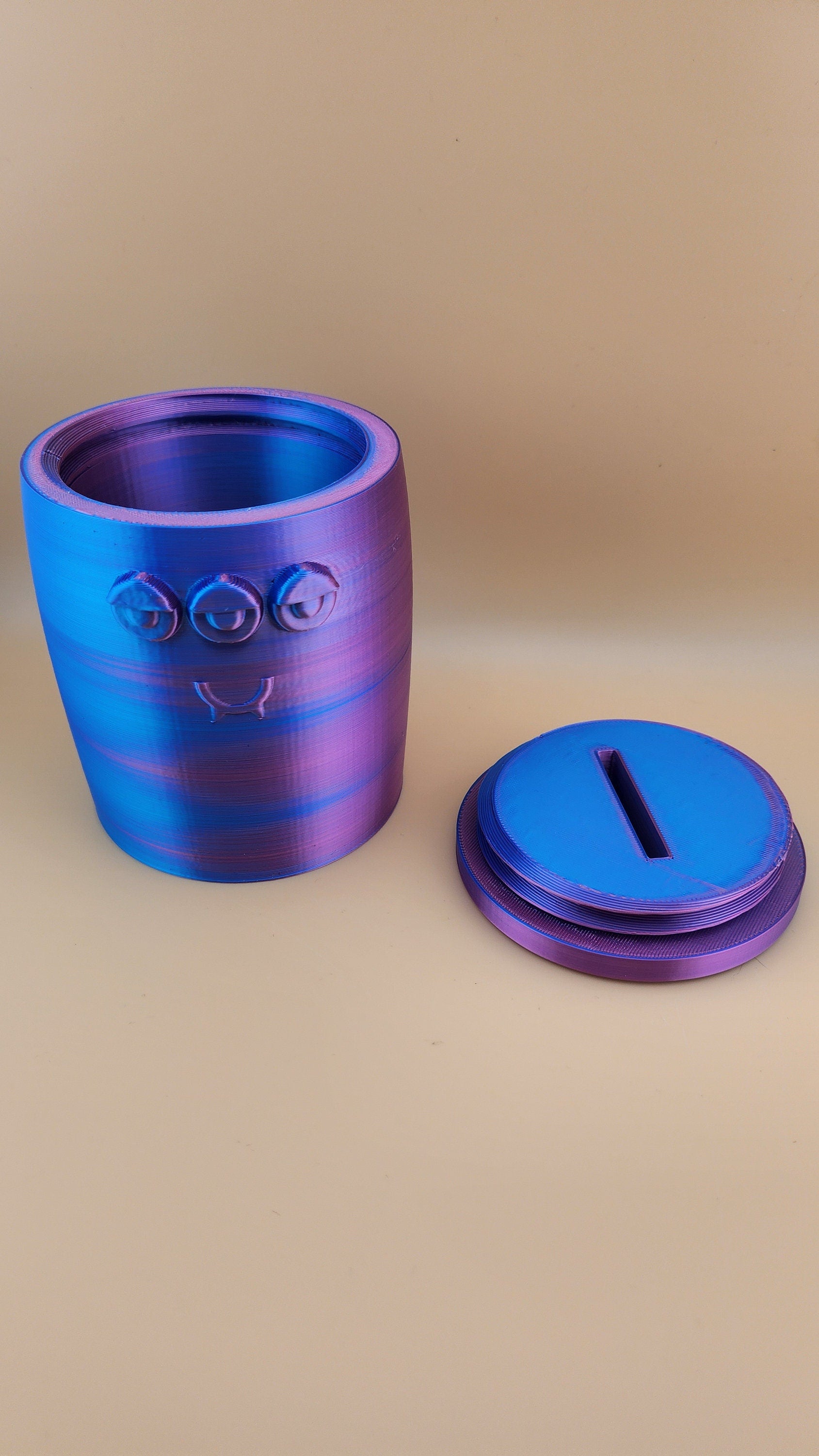 Chill Buddy Money Jar | Money Storage | Money Pot | Reusable | Money | Eye-catching Design | 3D Printed