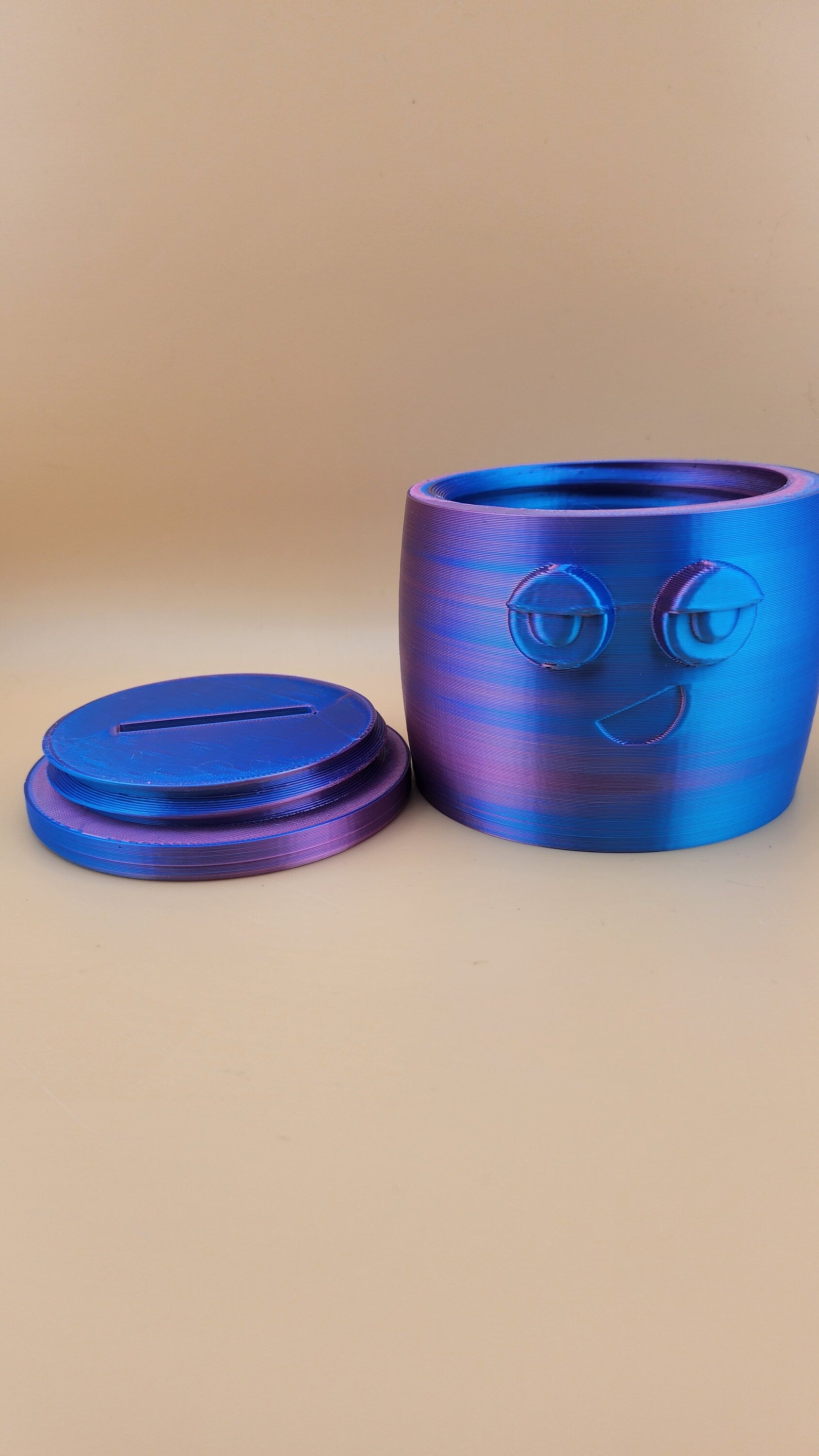 Chill Buddy Coin Jar | Money Storage | Money Pot | Reusable | Money | Eye-catching Design | 3D Printed
