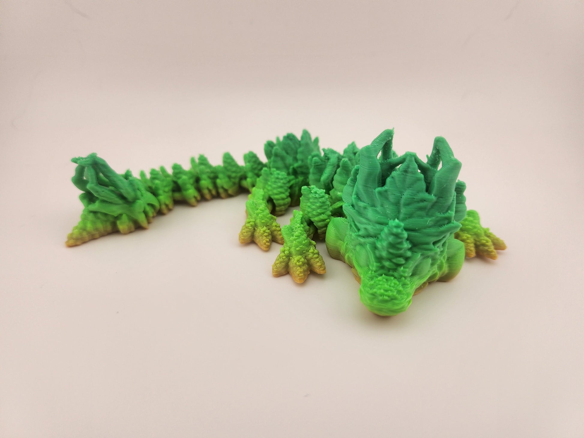 Autumn Flexi Dragon | Fantasy Gift | Custom Colour | Unique Dragon | High-Quality PLA