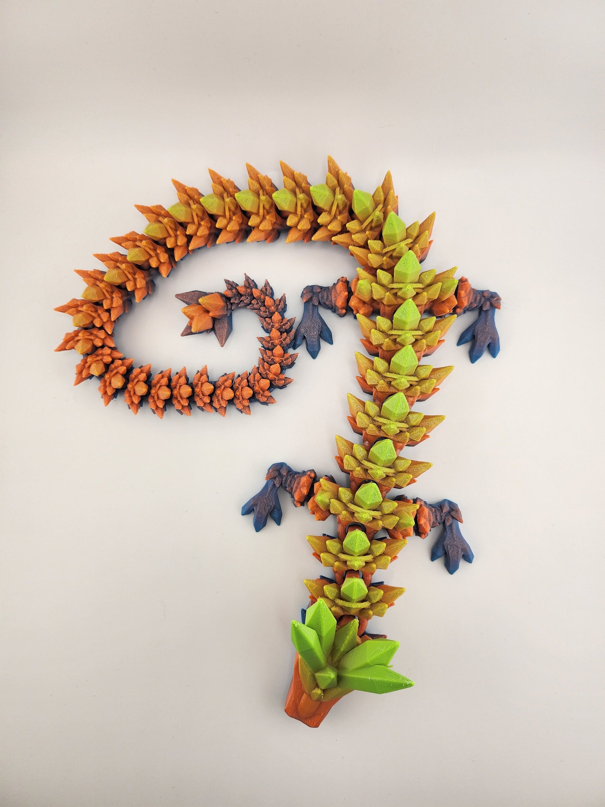 Crystal Flexi Dragon | Fantasy Gift | Custom Colour | Unique Dragon | Gem Dragon