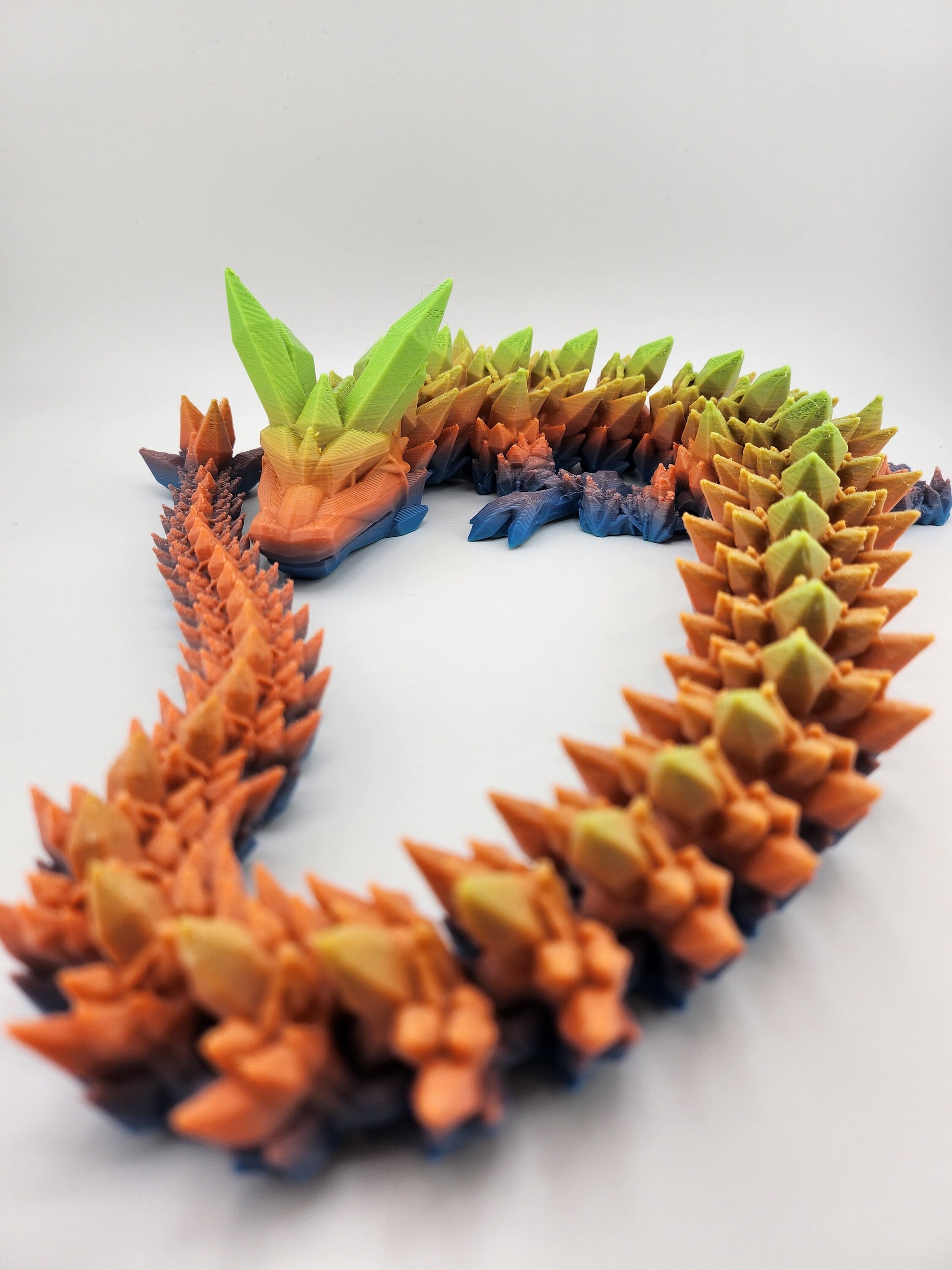 Crystal Flexi Dragon | Fantasy Gift | Custom Colour | Unique Dragon | Gem Dragon