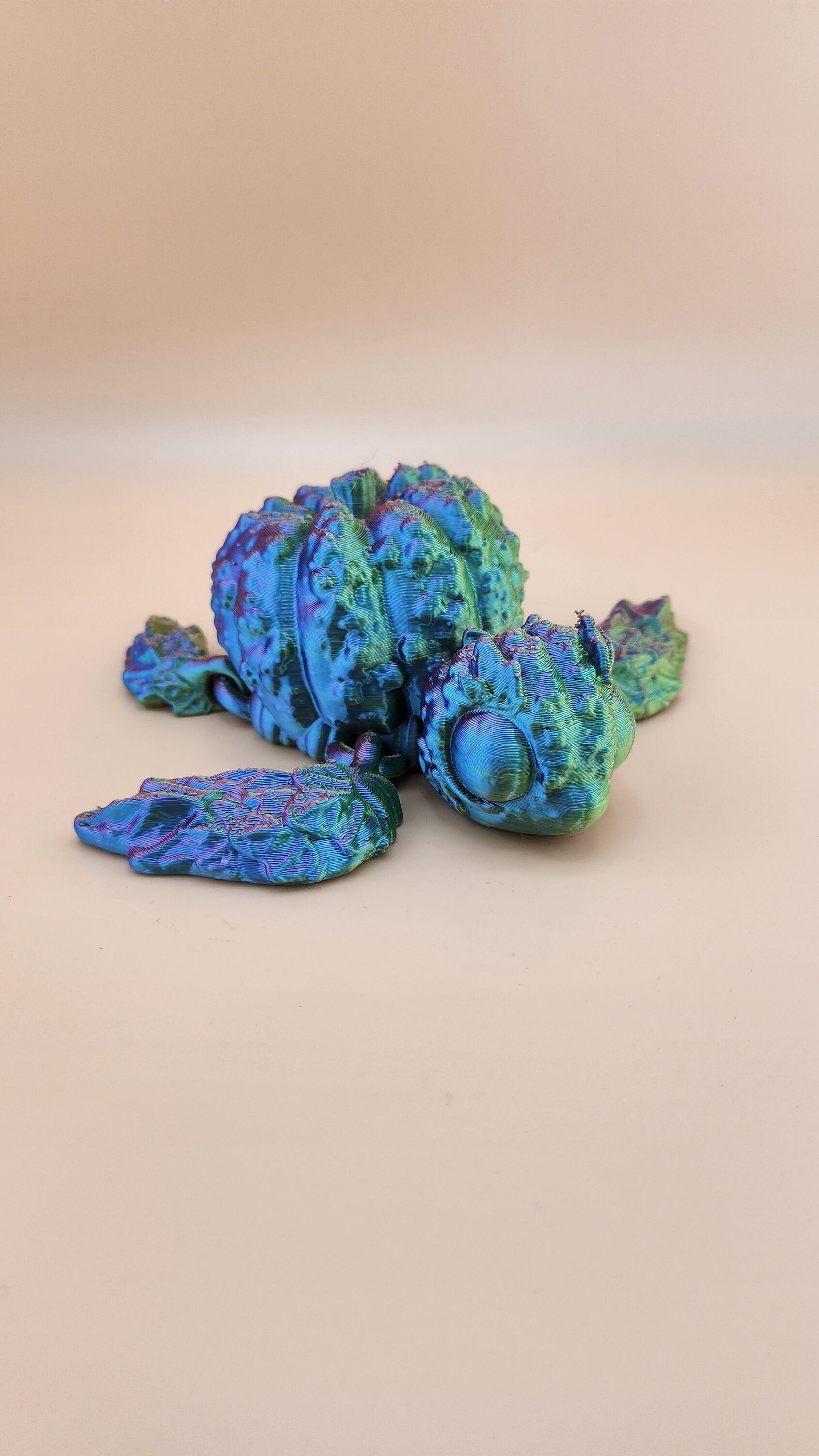 Pumpkin Turtle | Fantasy Gift | Custom Colour | Unique Dragon | High-Quality PLA