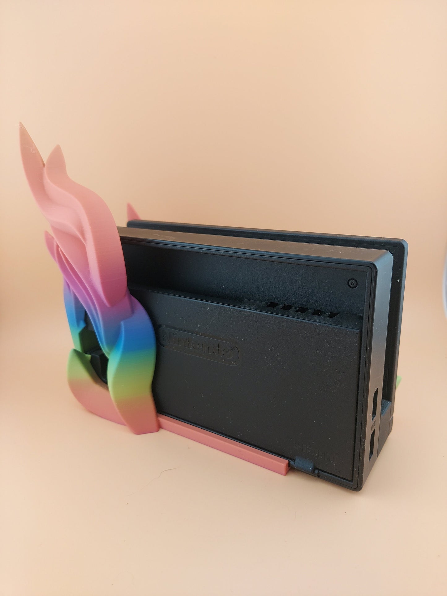 Flame Switch Holder| Crystals | Nintendo Switch | Gaming | Gamers Storage | Eye-catching Design | 3D Printed