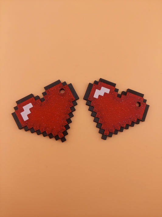 Bit Heart Keychain | Heart | Valentine's Day | For her | For Him