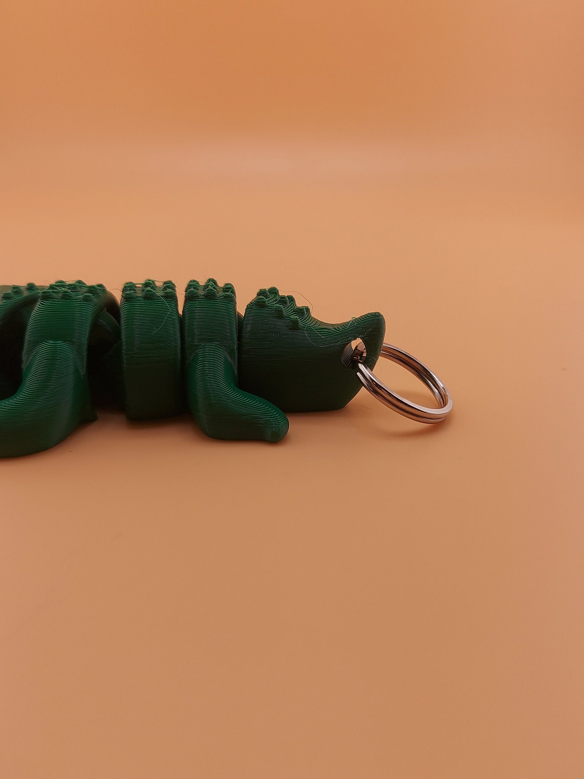 Croc Keychain / Keychain / Crocodile / Animals / Fidget Keychain