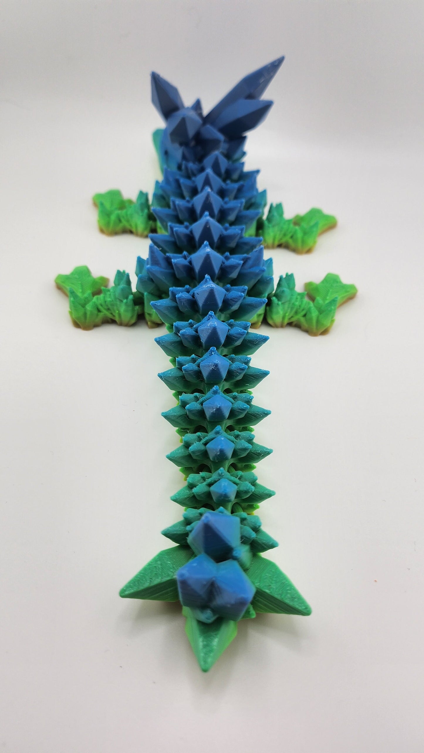 Crystal Flexi Dragon | Fantasy Gift | Custom Colour | Unique Dragon | Gem Dragon