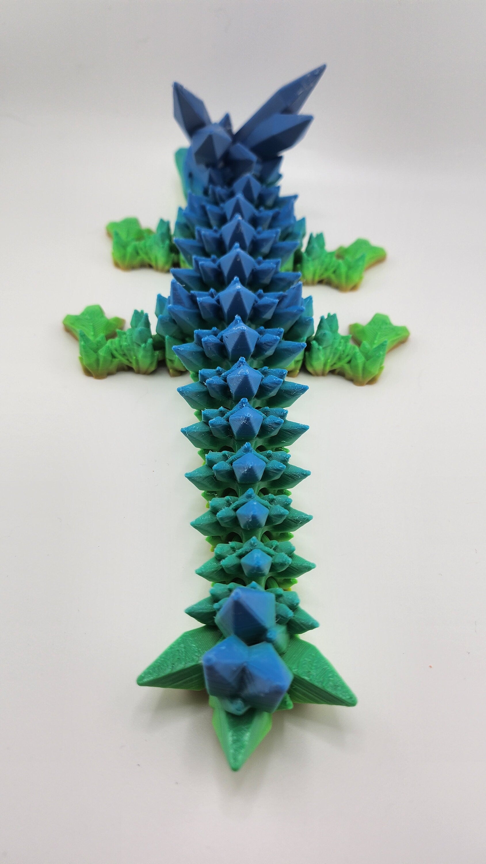 Crystal Flexi Dragon | Fantasy Gift | Custom Colour | Unique Dragon | Gem Dragon