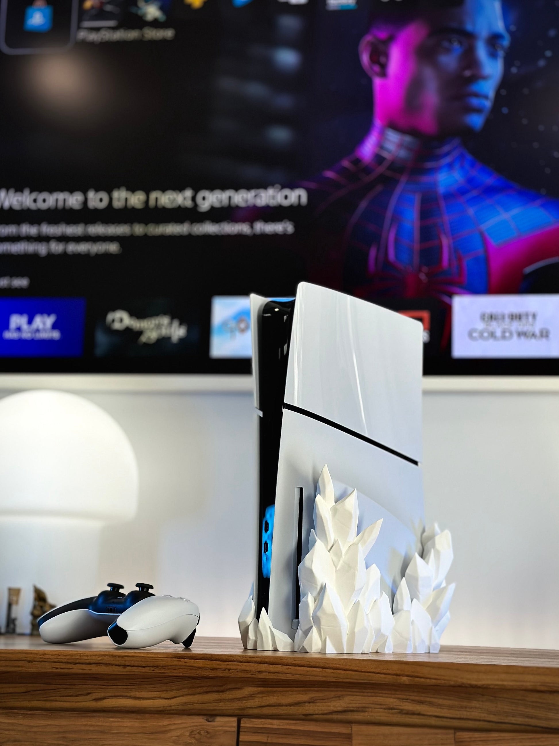 PS5 Slim Crystal Dock | Playstation | Console | PS5 | Console Accessories