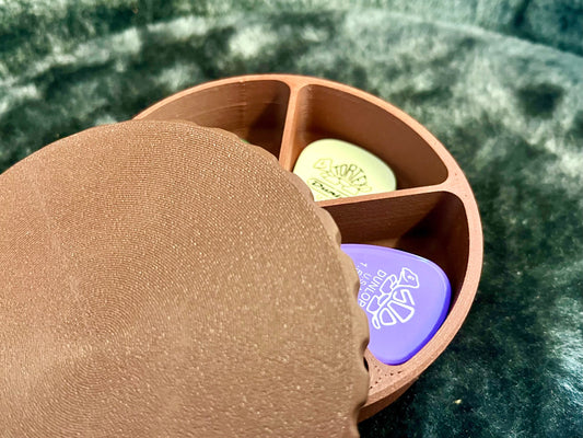 Guitar Pick Container | Screw on lid | Guitar | Pick Storage
