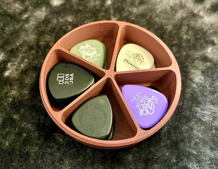 Guitar Pick Container | Screw on lid | Guitar | Pick Storage