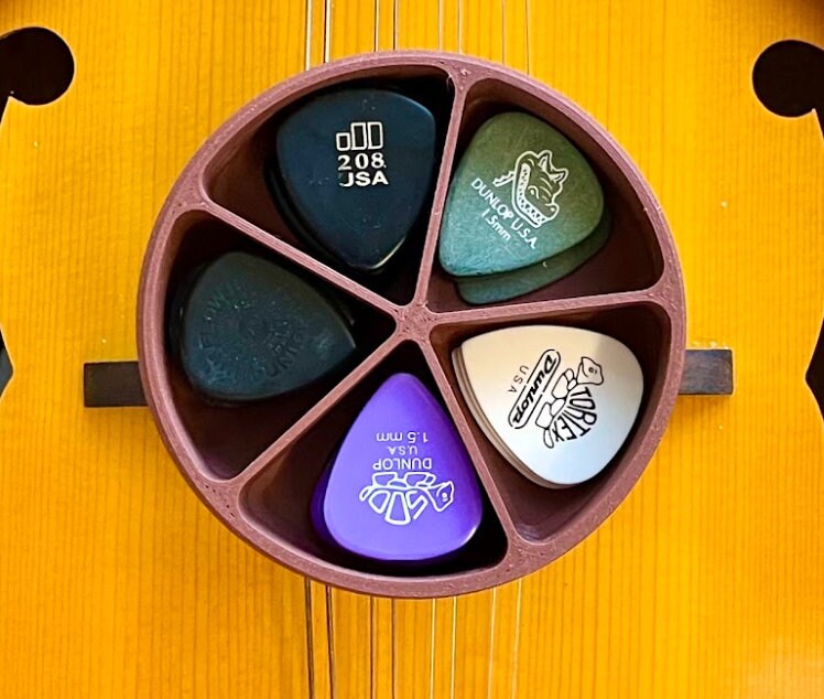 Guitar Pick Container | Screw on lid | Guitar | Pick Storage