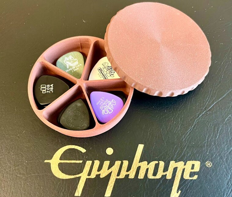 Guitar Pick Container | Screw on lid | Guitar | Pick Storage