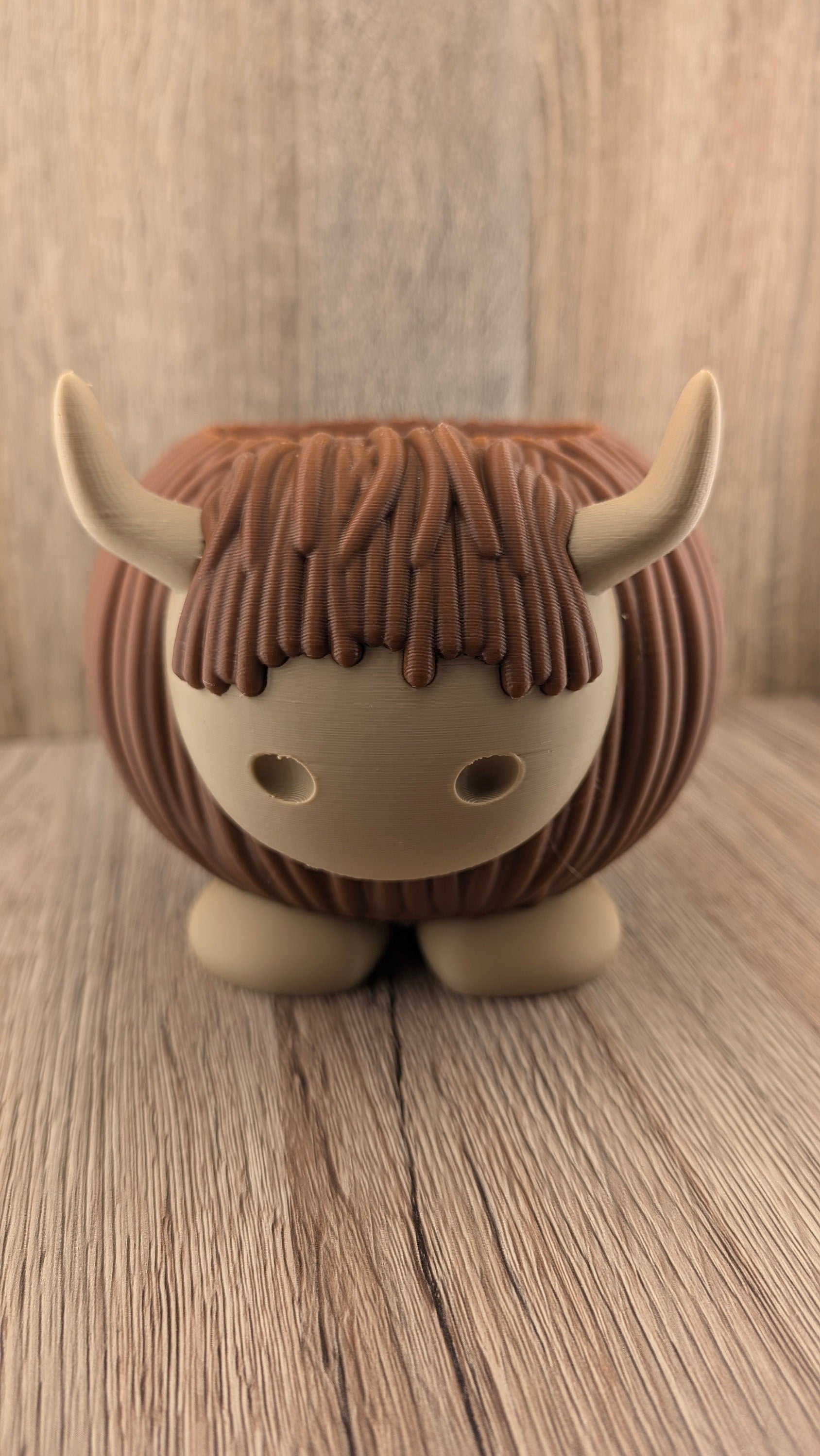 Highland Cow Plant Pot | Animal planter | Succulent | Indoor flower pot