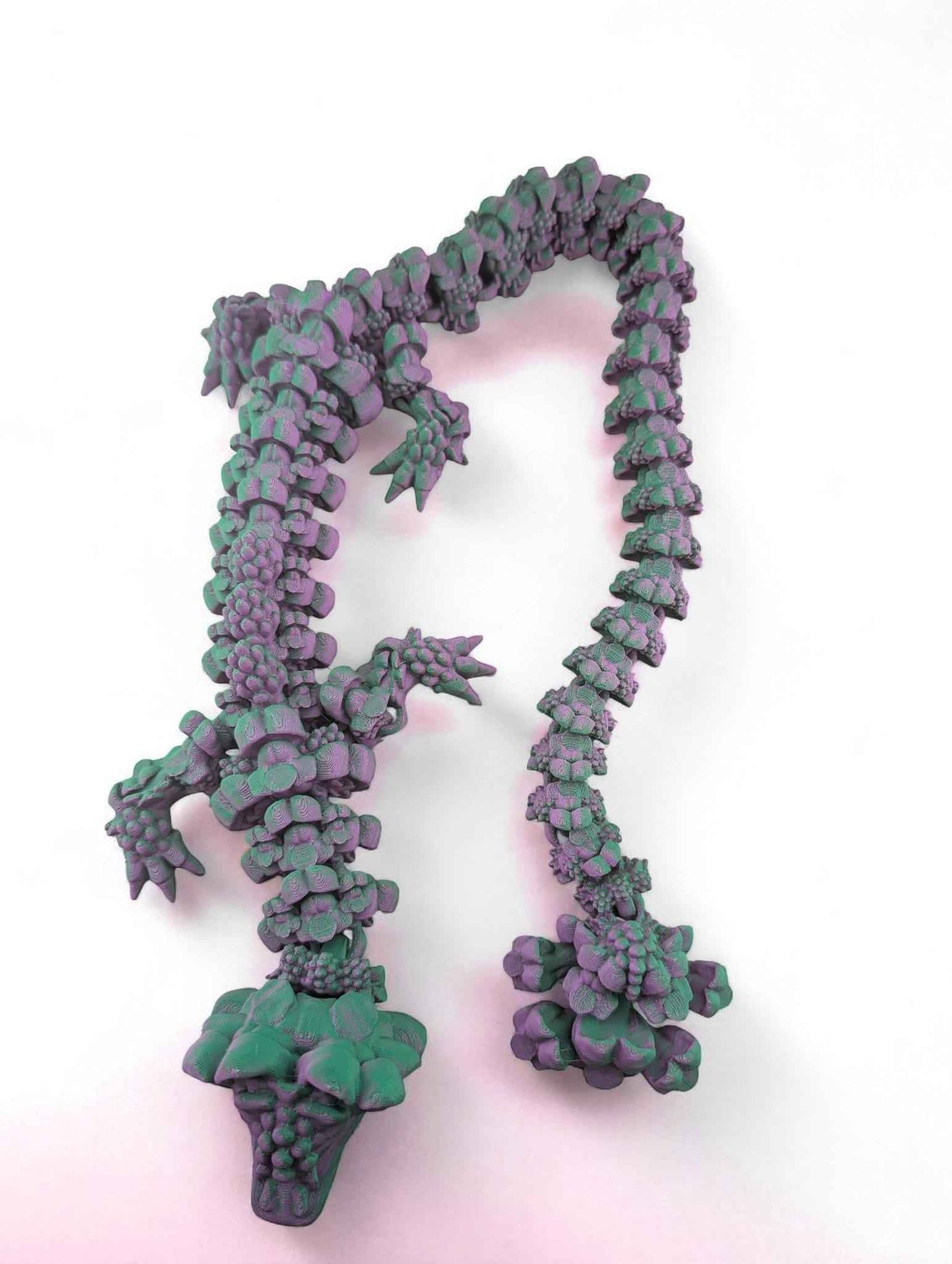 Snapdragon: Articulated Toy, Fidget Desk Decor, Colorful two tone matte design