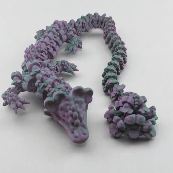 Snapdragon: Articulated Toy, Fidget Desk Decor, Colorful two tone matte design