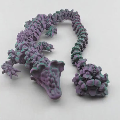 Snapdragon: Articulated Toy, Fidget Desk Decor, Colourful two tone matte design