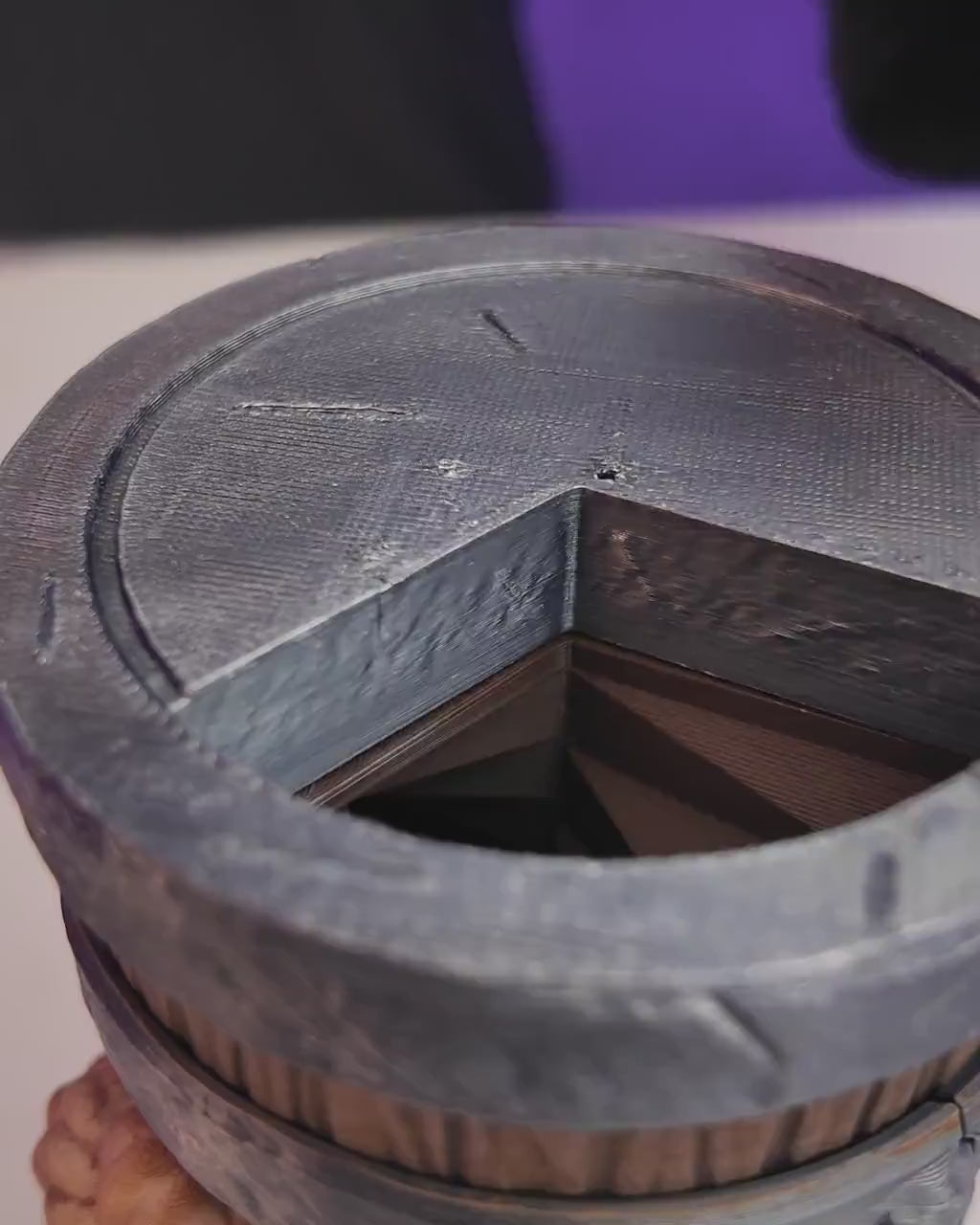 Dice Tower & Storage Keg: DnD Dungeon Master Gift