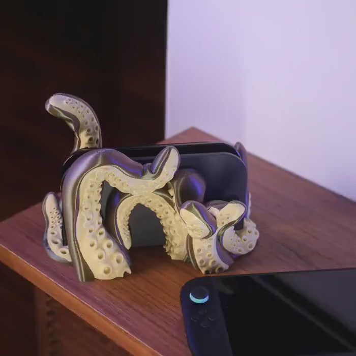 Shiny Nintendo Switch 2 Octopus Dock and Controller Holder
